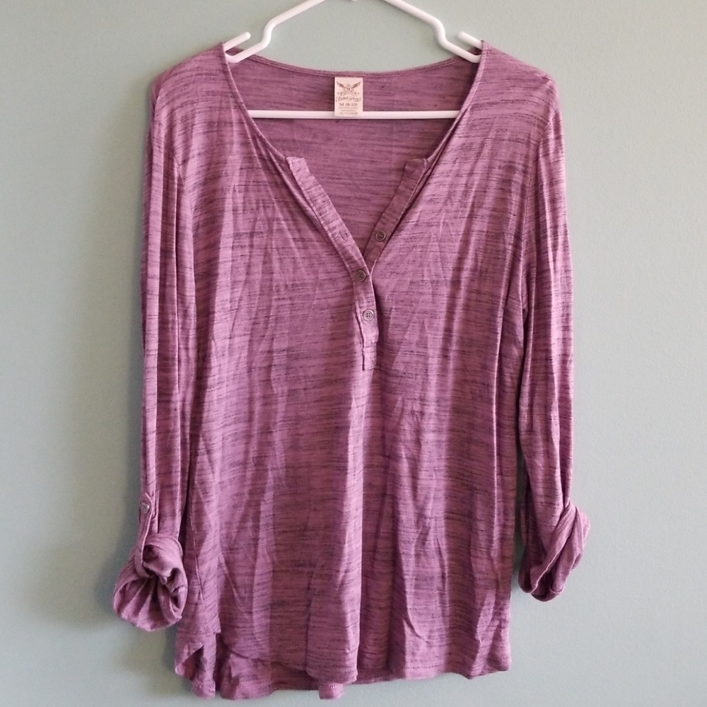 Purple and Black top
